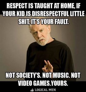 Respect taught at home