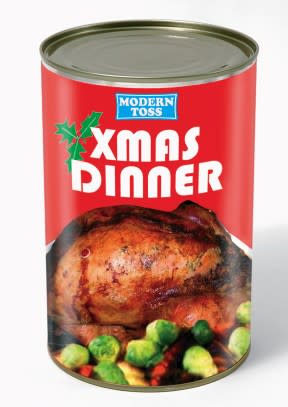 canned xmas dinner
